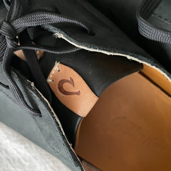 Men's Olukai Huaka'I Li Black Nubuck Leather Shoes, Size 12 - Picture 6 of 14